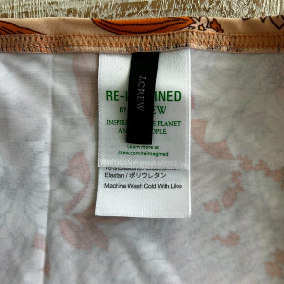 J Crew Zinnea Floral Warp Sarong Skirt Cover-up Beach Swim SM/MED - Picture 7 of 11